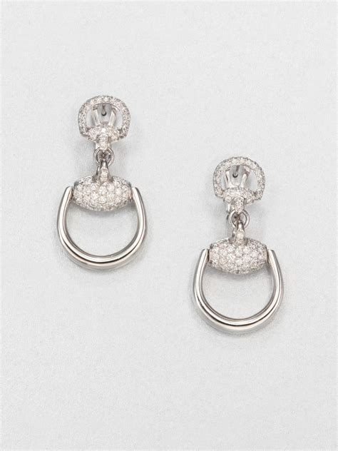 gucci diamond earrings for women.